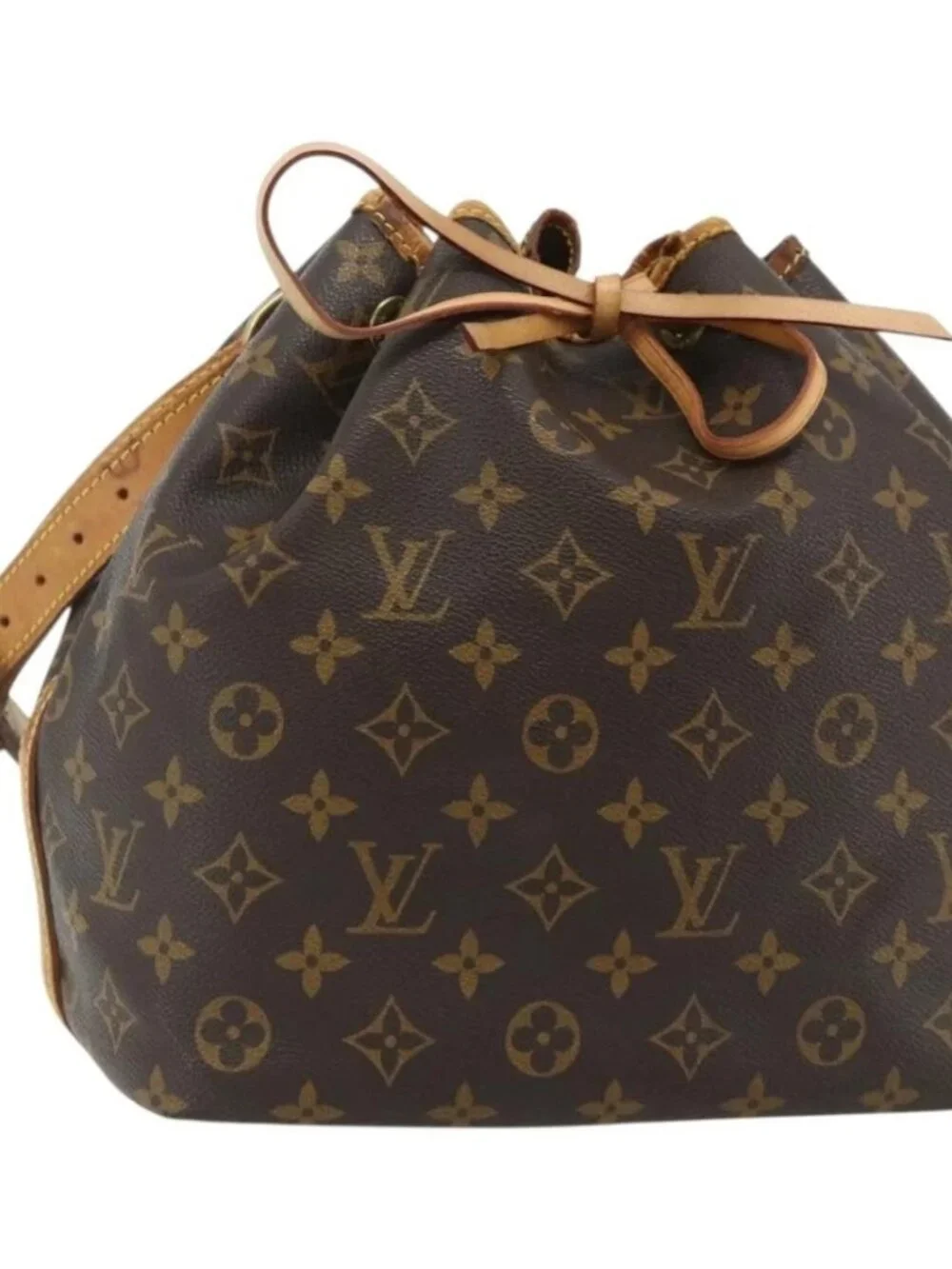 LOUIS VUITTON Monogram Petit Noe Shoulder Bag M42226 LV Auth mr2448
